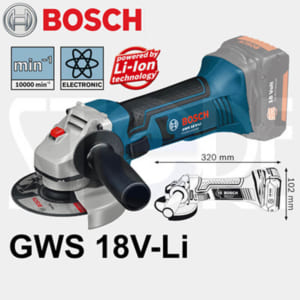 Bosch GWS 18 V-LI Professional | Máy mài góc dùng pin ( Không pin , sạc )